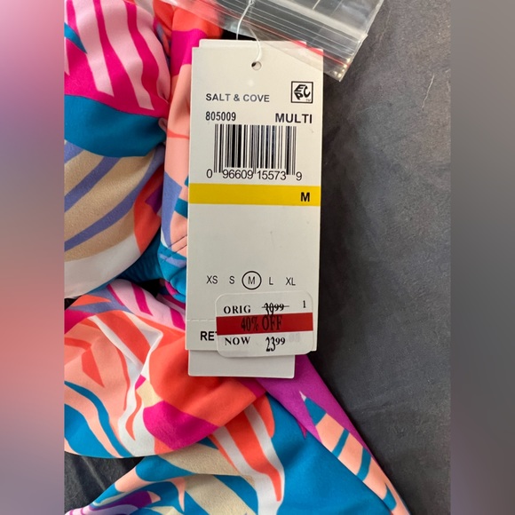 Salt and Cove one piece tie swimsuit - Picture 2 of 4